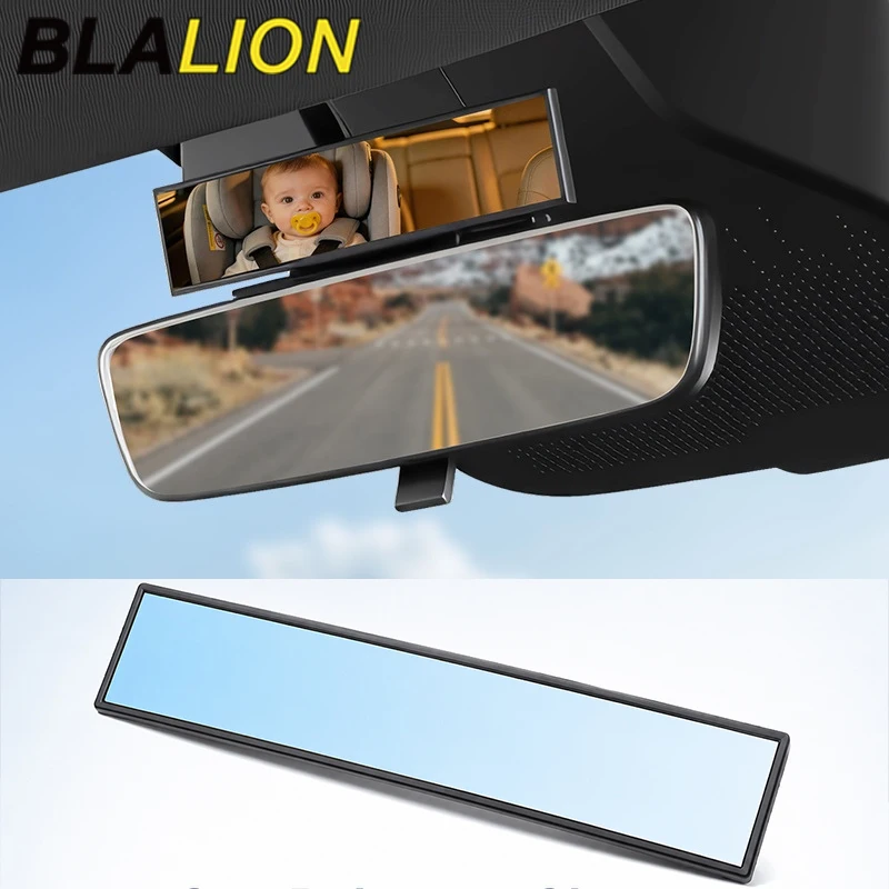 BLALION Car Baby Mirrors Universal Large Vision Car Interior Rear View Mirror Baby Monitor HD Mirrors for Car Accessories