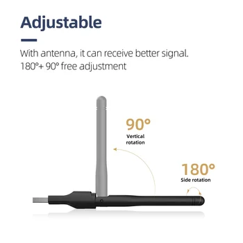 Bezdrátová síťová karta MT7601 USB WiFi bezdrátový vysílač Set Top Box IPTV bezdrátový přijímač Wifi anténa pro stolní notebooky 10 nejlepší prodej USB WiFi anténa - №9