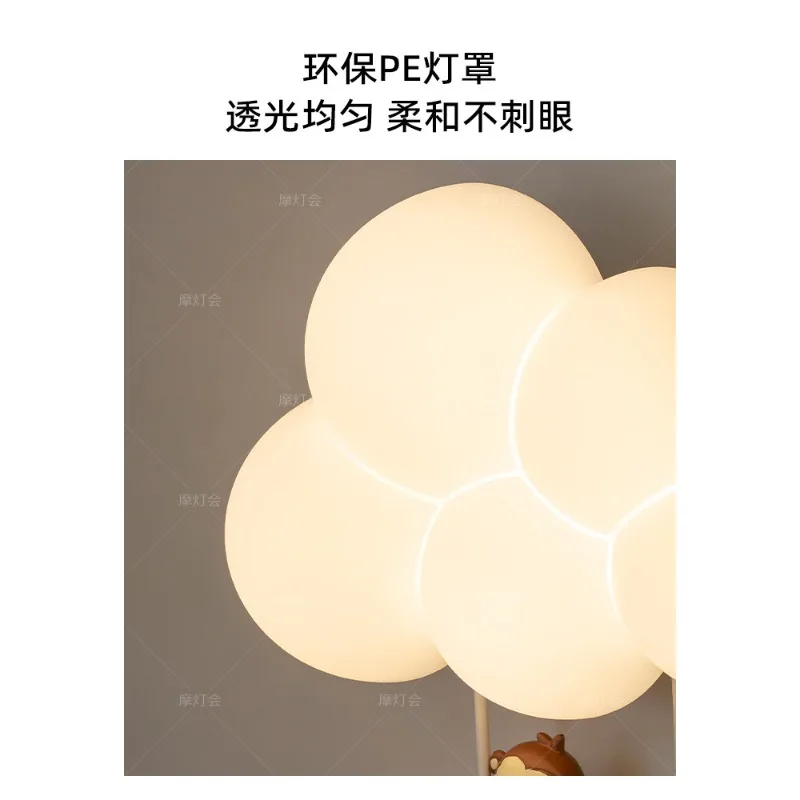 Everbright Store 2026 New Motorcycle Lamp Fair, Bedside Wall Lamp, Cloud Frost Wind Creative Eye Protection Comic