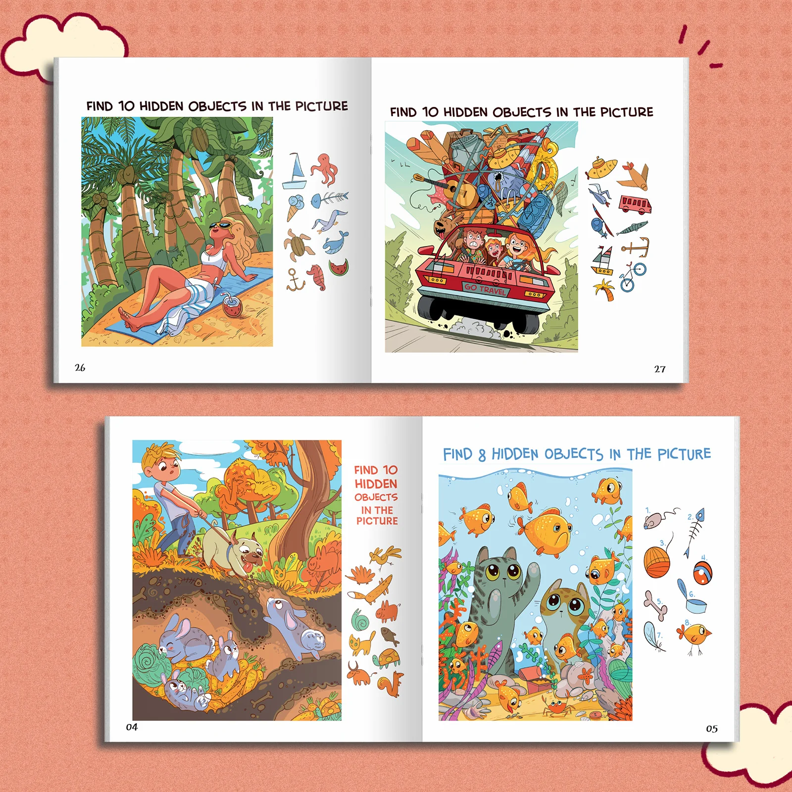 Look and Find Book for Kids - Attention Training Activity Book 3