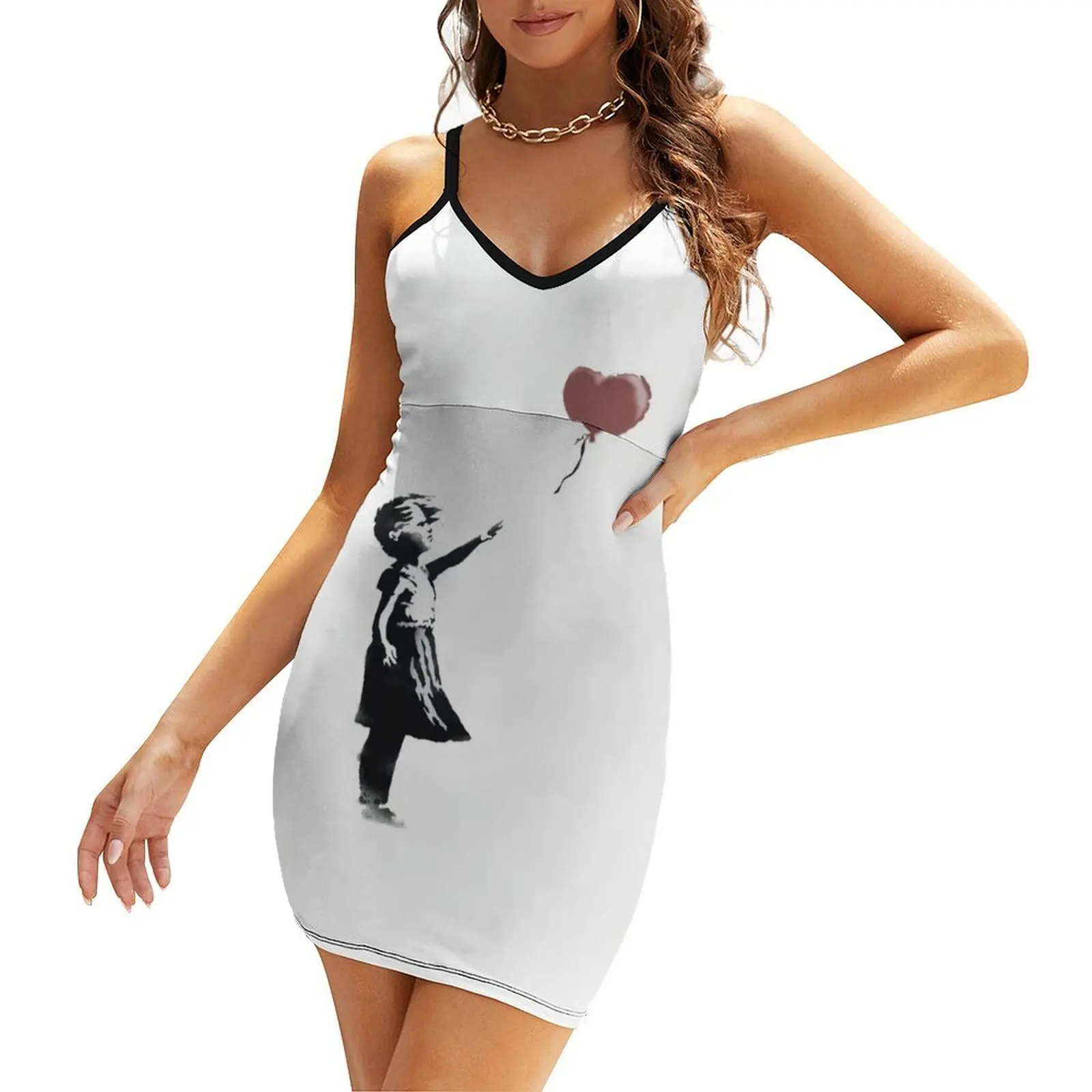 

girl whith balloon Sling Dress dresses for women summer dress woman 2025 trendy elegant party dresses for women 2025 Clothing