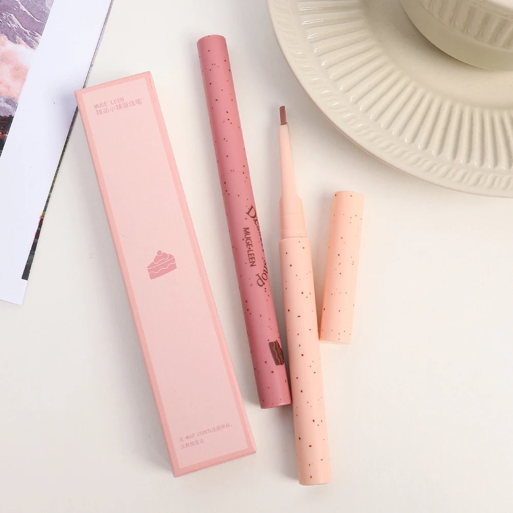 MUGE LEEN Lightweight Sweet Soft Mist Lip Liner Outline Lip Shape Waterproof Long-Lasting Non-Removal Nude Pink Lip Liner