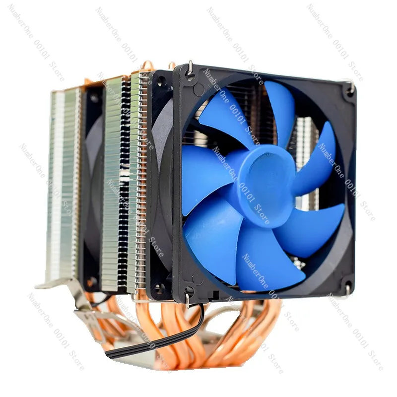 

June Wind 6 Copper Tube CPU Radiator 1700 Desktop Computer PWM Mute Fan Air Cooling Amd2011 Amazon