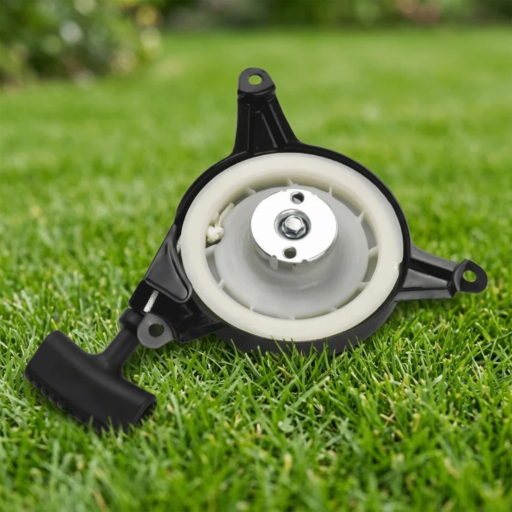 Black Recoil Starter Recoil Type Metal Lawn Mower Starter Direct Replacement Pull Rope for Honda GXV120 GXV140 GXV160