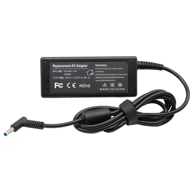 45W 19.5V 2.31A Blue Pin 4.5*3.0mm AC Laptop Adapter Charger for HP Stream X360 11 13 14 Series Power Supply Adapter