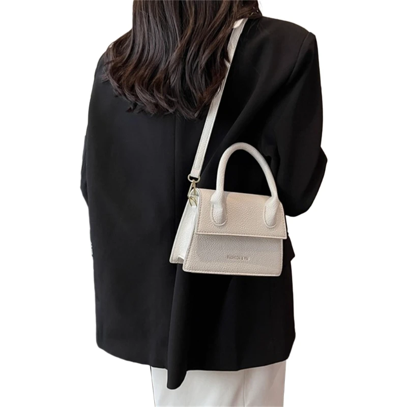 Stylish PU Flap Bag Handbag for Women Girls PU Crossbody or Shoulder Bag