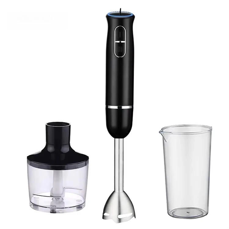 Multifunctional Electric Immersion Blender Push Button Control With Stainless Steel Blades