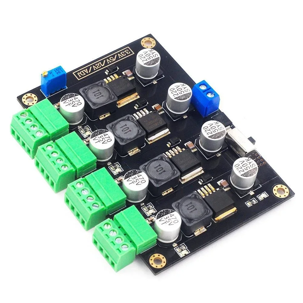 

NEW LM2596 Multi Channel Switching Power Supply 3.3V/5V/12V/ADJ Adjustable Voltage Output Power Supply Module For arduino