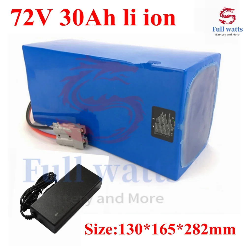 72v 30Ah lithium ion battery with bluetooth APP li ion BMS for bike 3500w scooter Go Cart skateboad motorcycle +5A charger