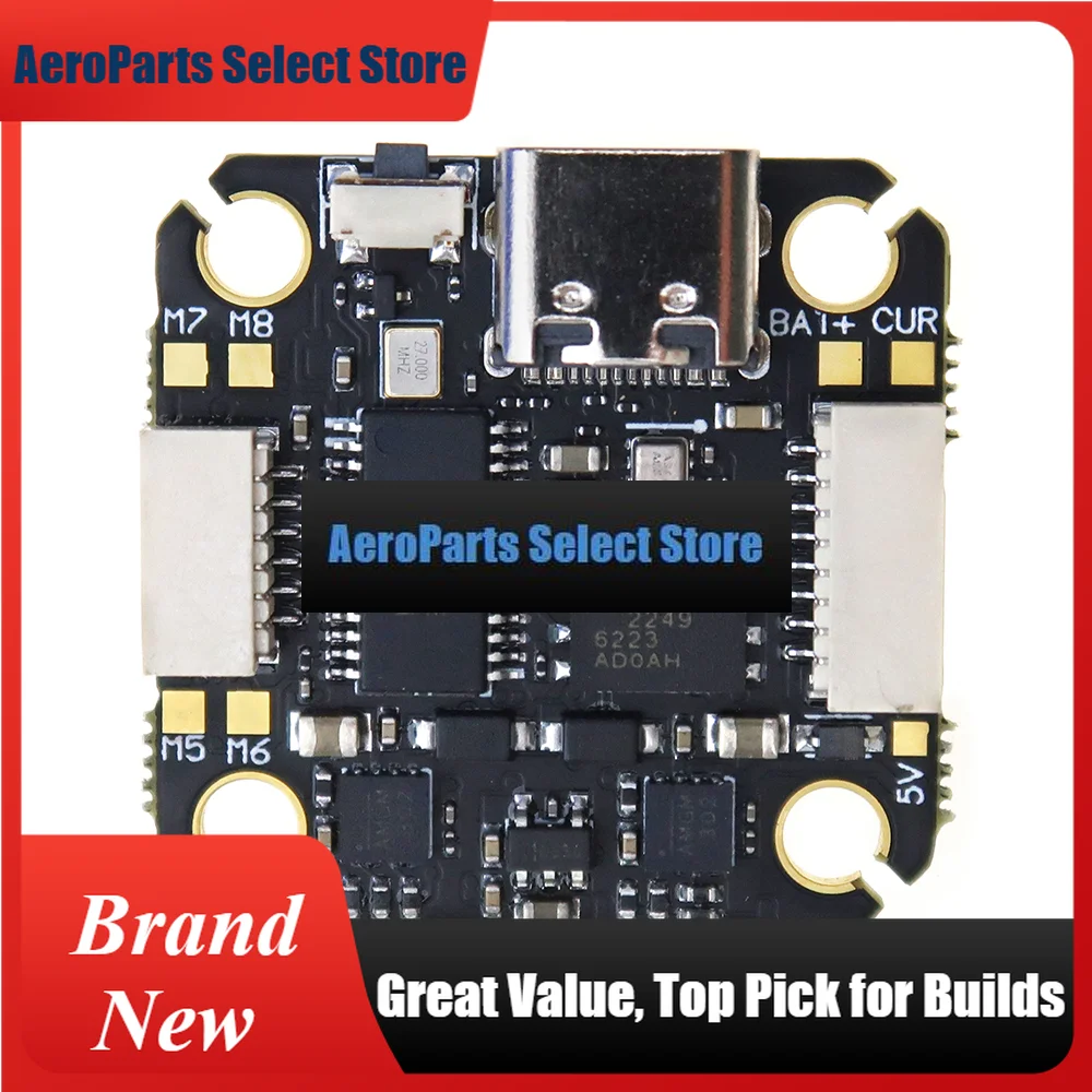 AeroPartsJHEMCU F405 NOXE V2 Flight Controller Baro OSD 16MB BlackBox 5V 10V Dual BEC 20X20mm 3-6S LIPO For FPV Freestyle Drone