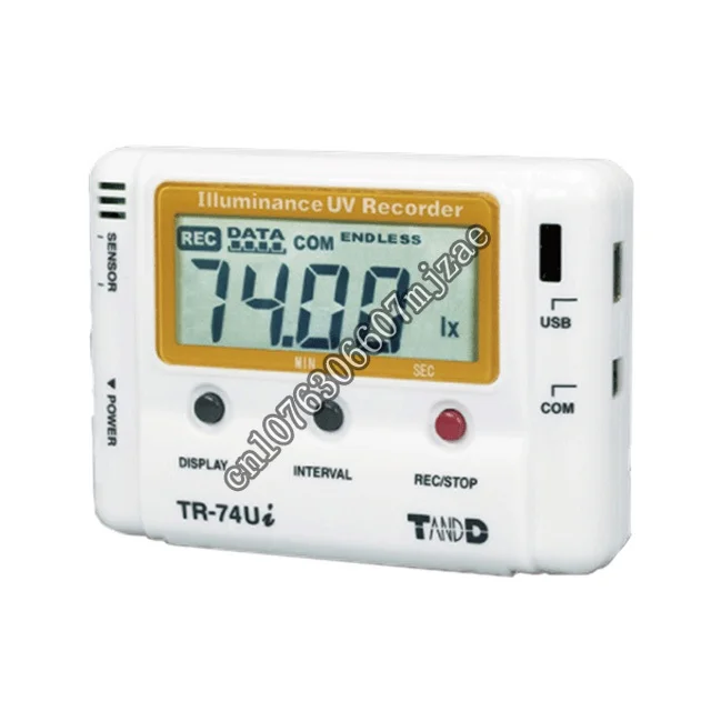 TECPEL T&D TR-74Ui Accumulating Light, Humidity and Temperature Data Logger