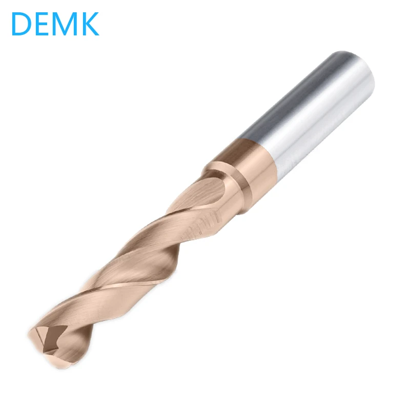 3D Carbide Bits d1-D16 Shank diameter D4 D6 D8 D10 D12 D16 external cooling Internal cooling drill Coated CNC metal hole drill