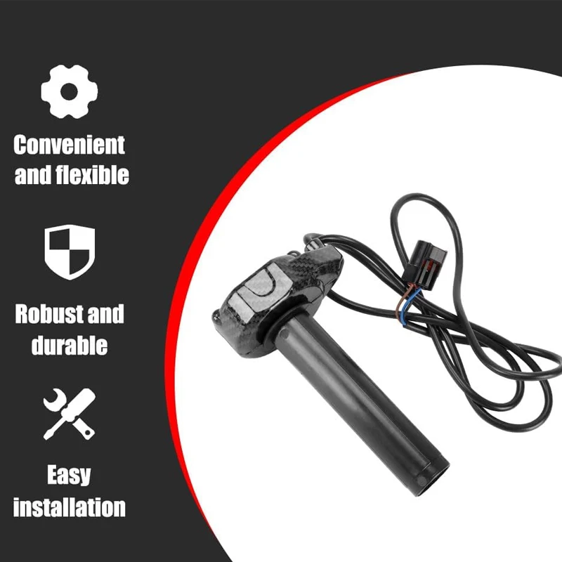 

22mm Motorcycle Throttle Accelerator - Compatible with Sur-Ron/Surron/Sur Ron, High Sensitivity Hall Sensor & Ergonomic Grip