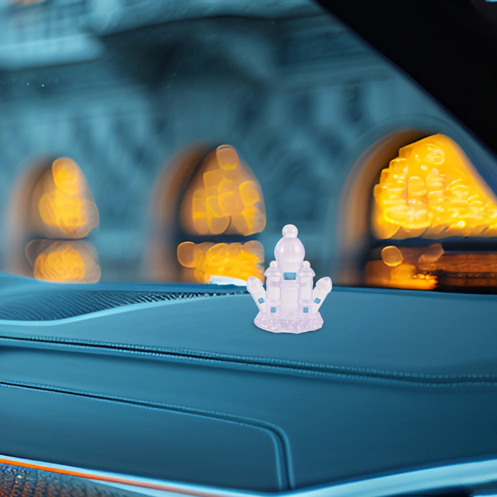 

6pcs Glow In The Desktop Ornaments Mini Night Light For Kids Car Dashboard Decor Home Interior Accessories