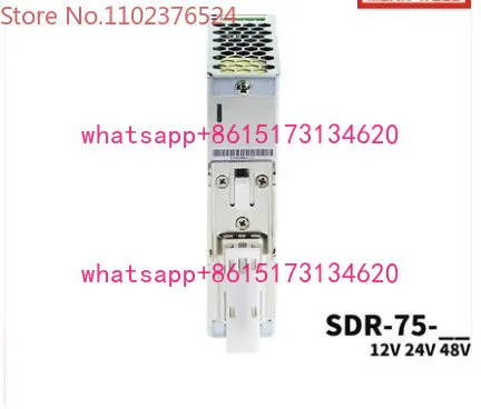 Taiwan Mingwei Switching Power Supply SDR-75 75W 12/24/48V Ultra Thin Rail DR/EDR/NDR Stabilizer