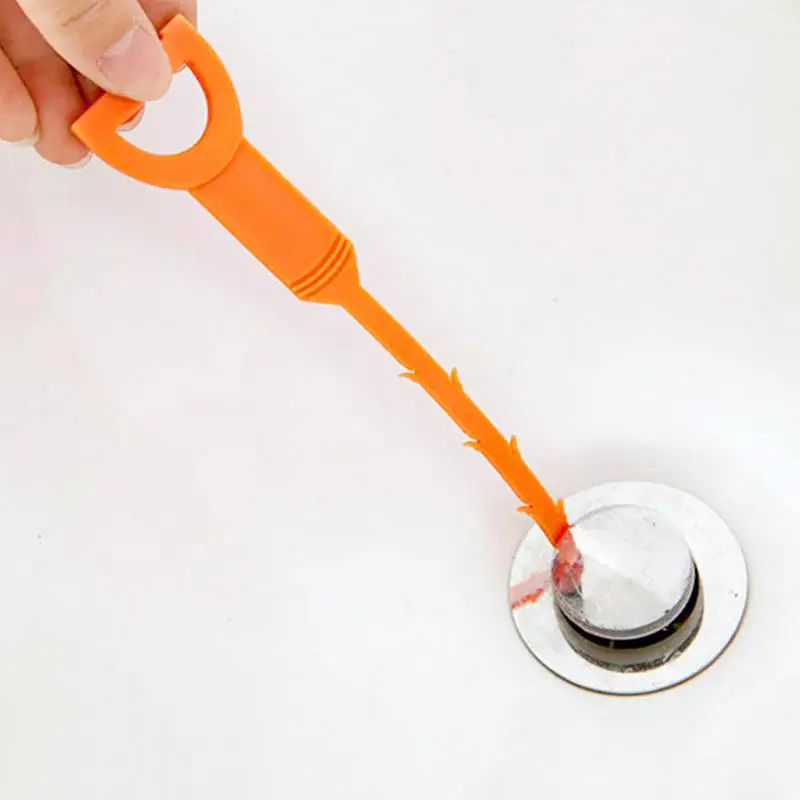 20 Inch 6 Pcs Drain Opener Hair Clog Remover Sink Snake for Sewer Kitchen Sink Bathroom Tub Toilet Clogged Drains Relief