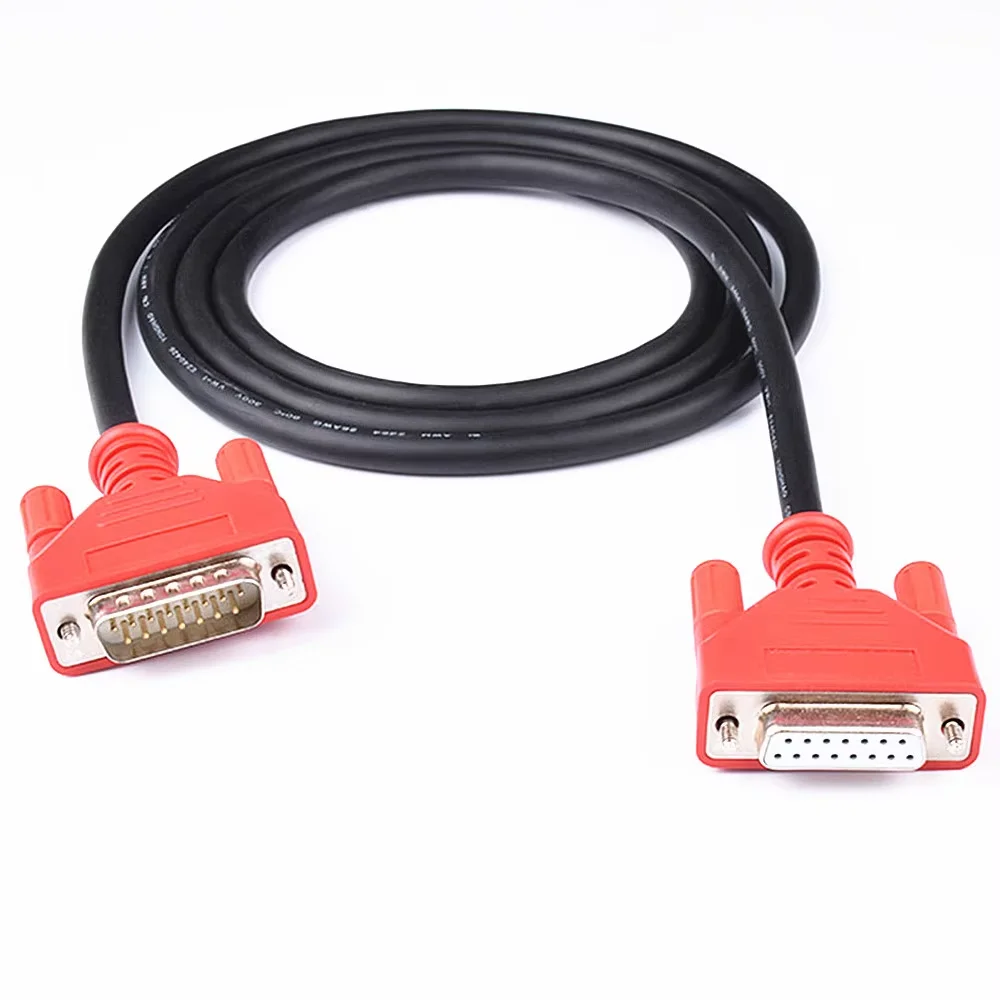 For Autel MaxiSYS DS708 Main Test Cable OBDII 15Pin Adapter to 15Pin Cable for Autel MaxiSYS DS708 Scanner Car Diagnostic Tool
