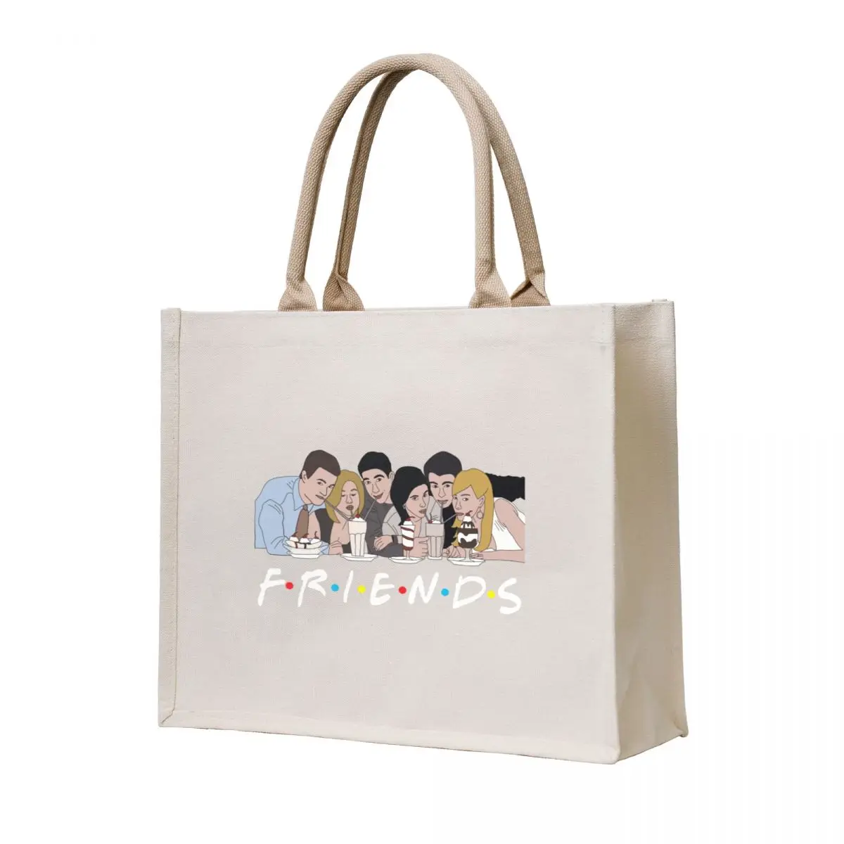 

Friends Milkshake Tote Bag hand bags Lady bag tote bag