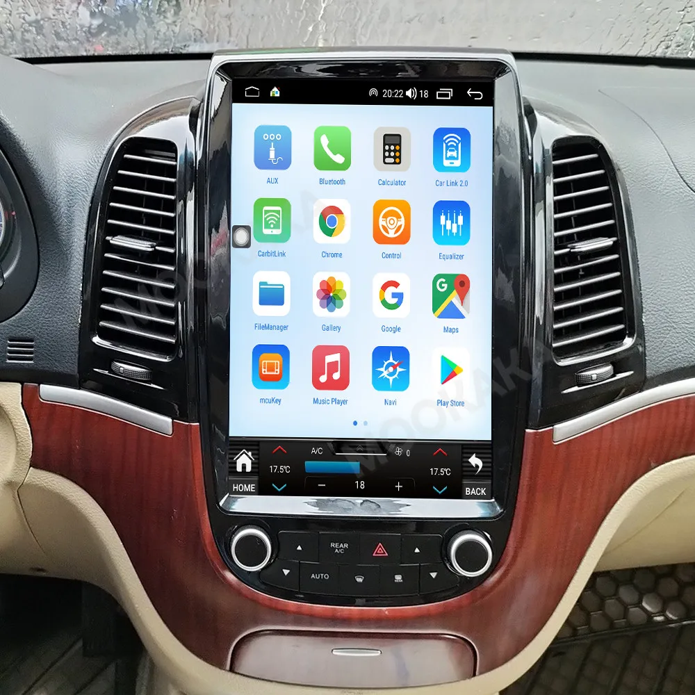 

12.1-дюймовый автомобильный радиоприемник для Hyundai Santa Fe 2006-2012, Android 14, мультимедийный плеер 7862, Carplay, GPS-навигация, стерео, 4G, авторадио