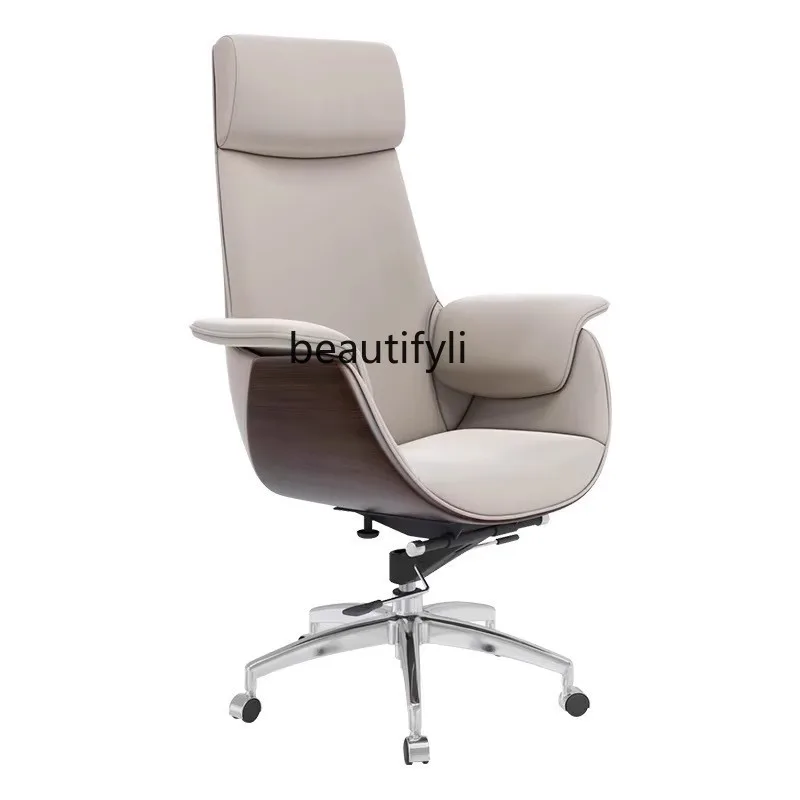 

Fashion computer chair Home study reclining chair, high back lunch break Business office chair Manager chair