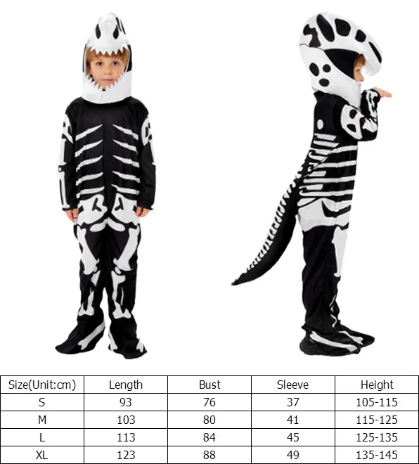 Dinosaur Cosplay Costume Cartoon Animal Boys Stage Performance Clothing Kids Jumpsuit Hat Outfits Halloween Carnival Party Suit - Image 6