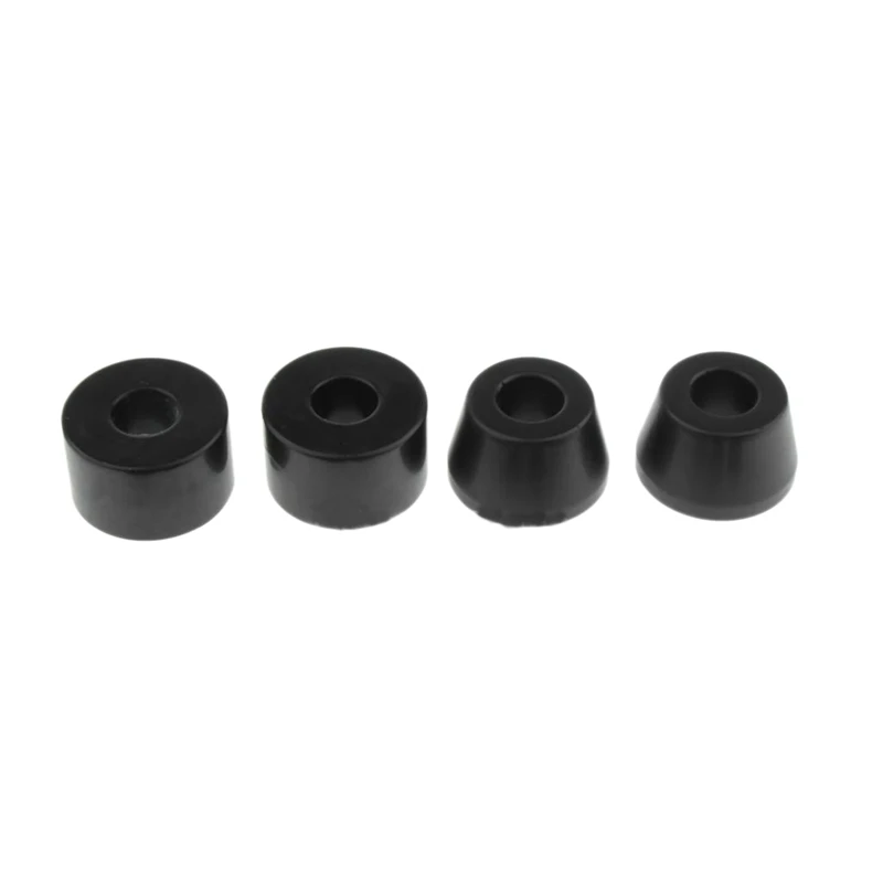 10Pcs Longboard Skateboard Bushings Conical Cylinder Bushing Pivot Cups Set Accessories for Longboard Truck Black image 4