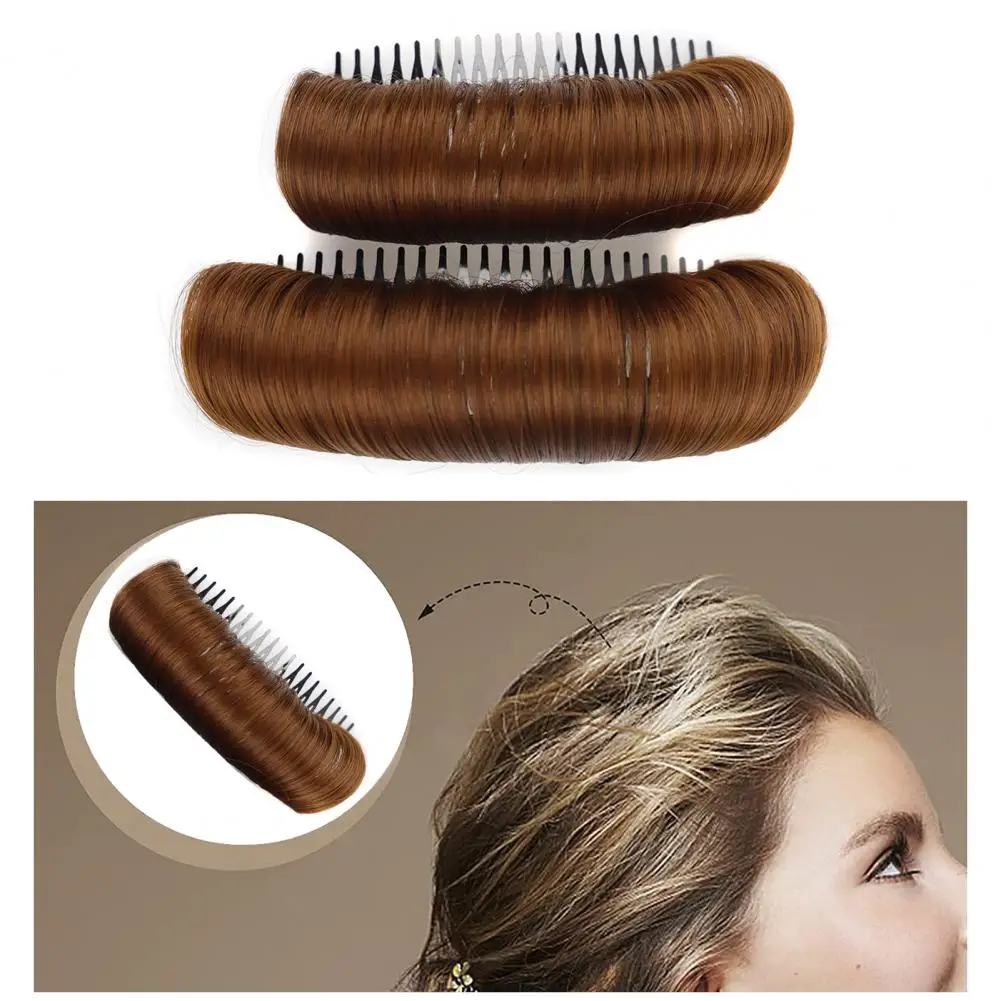 Fashion Wig Cushion Practical Long Lifespan Puff Hair Head Cushion Clip  Lightweight Women Wig Pad for Female