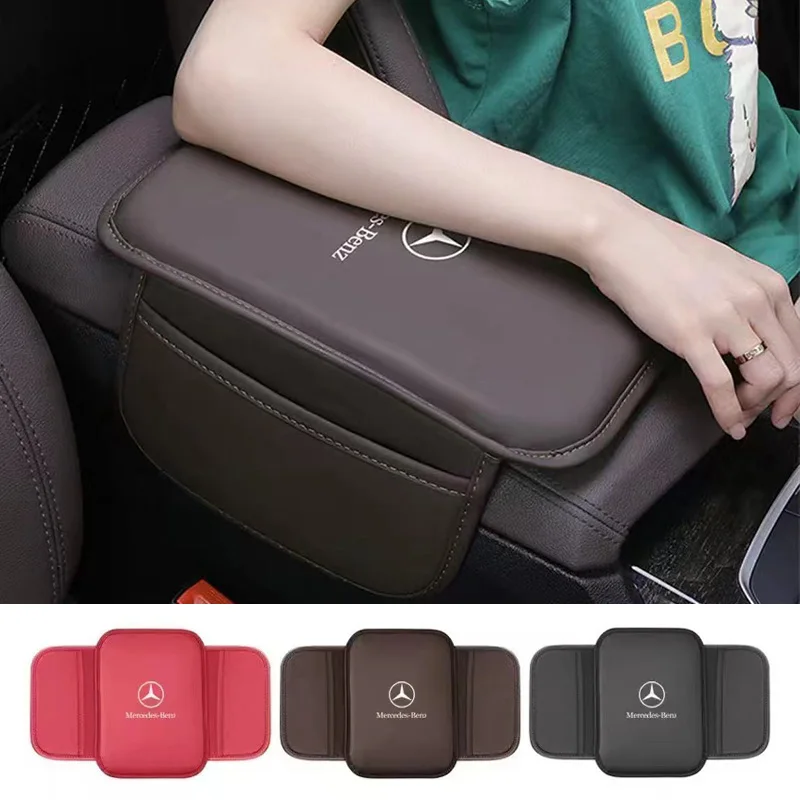

Car Armrest Mats Memory Foam Arm Rest Cushion Interior Accessories For Mercedes Benz AMG W177 W176 X166 X167 C257 C218 X253 C118