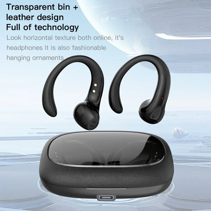 

Bluetooth Earphone Hanging Ear HD Call Stereo Ultra Long Life Earbud Outdoor Sports Open Tws Wireless Headphone for Apple Xiaomi