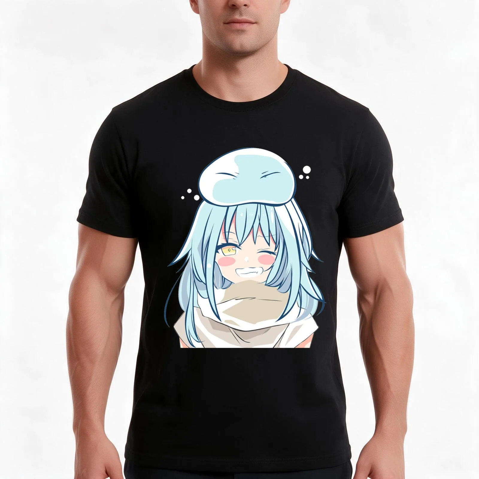 ? R I M U R U T E M P E S T ? T-Shirt, Summer Casual Cotton Tee, Oversized Streetwear Tops, Vintage Graphic Print, 100% Cotton