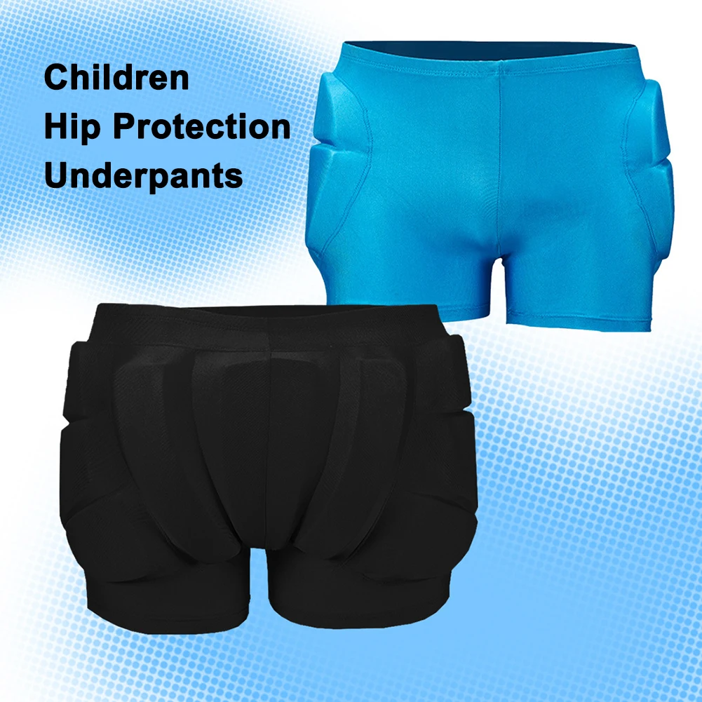 Kids Hip Protection Shorts Fit Breathable Hip Support Shorts Portable Short Pants Protective Gear Lightweight for Extreme Sports
