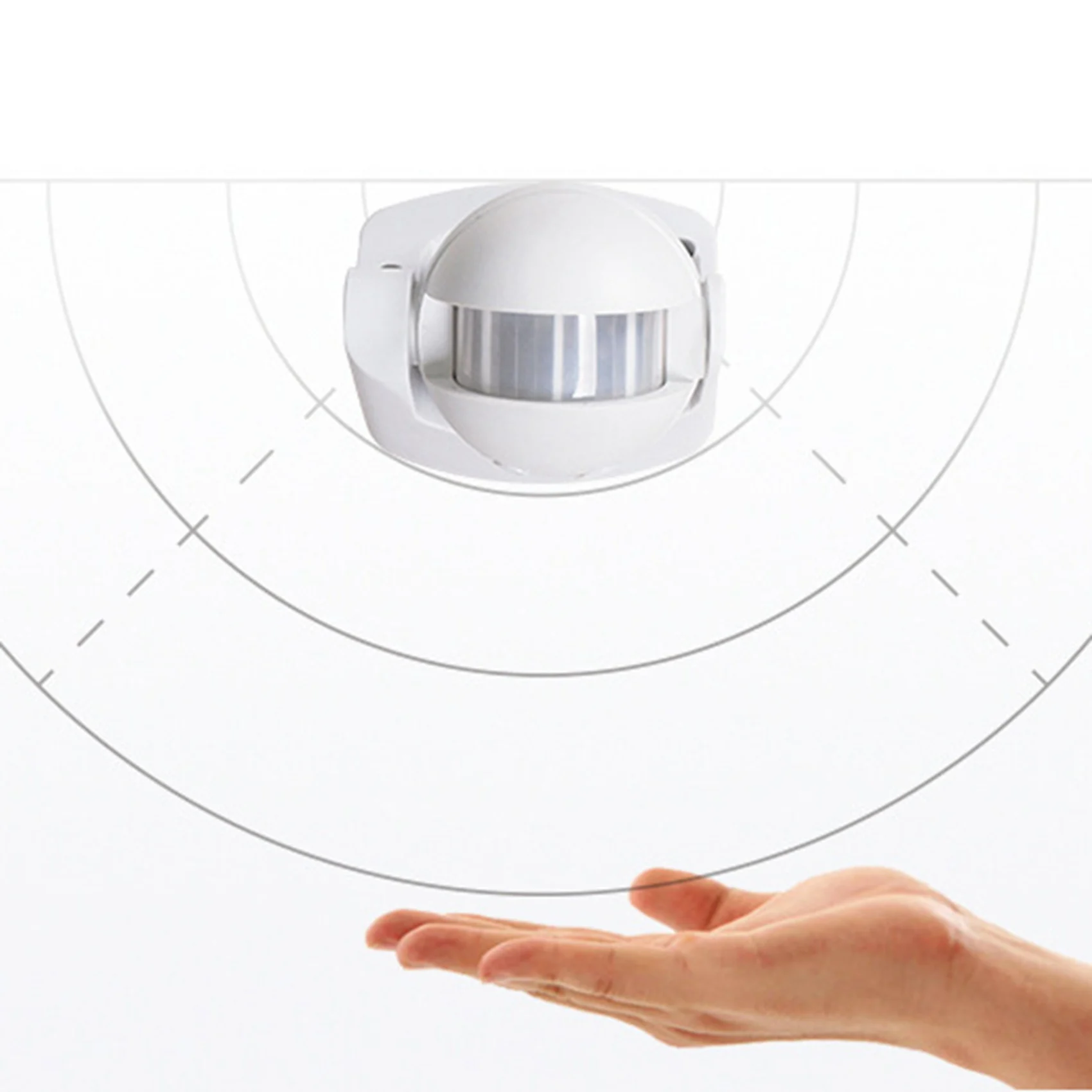 PIR Infrared Motion Sensor AC110V-220V Motion Detector Adjustable Switch for Indoor and Outdoor Multiple Scenarios