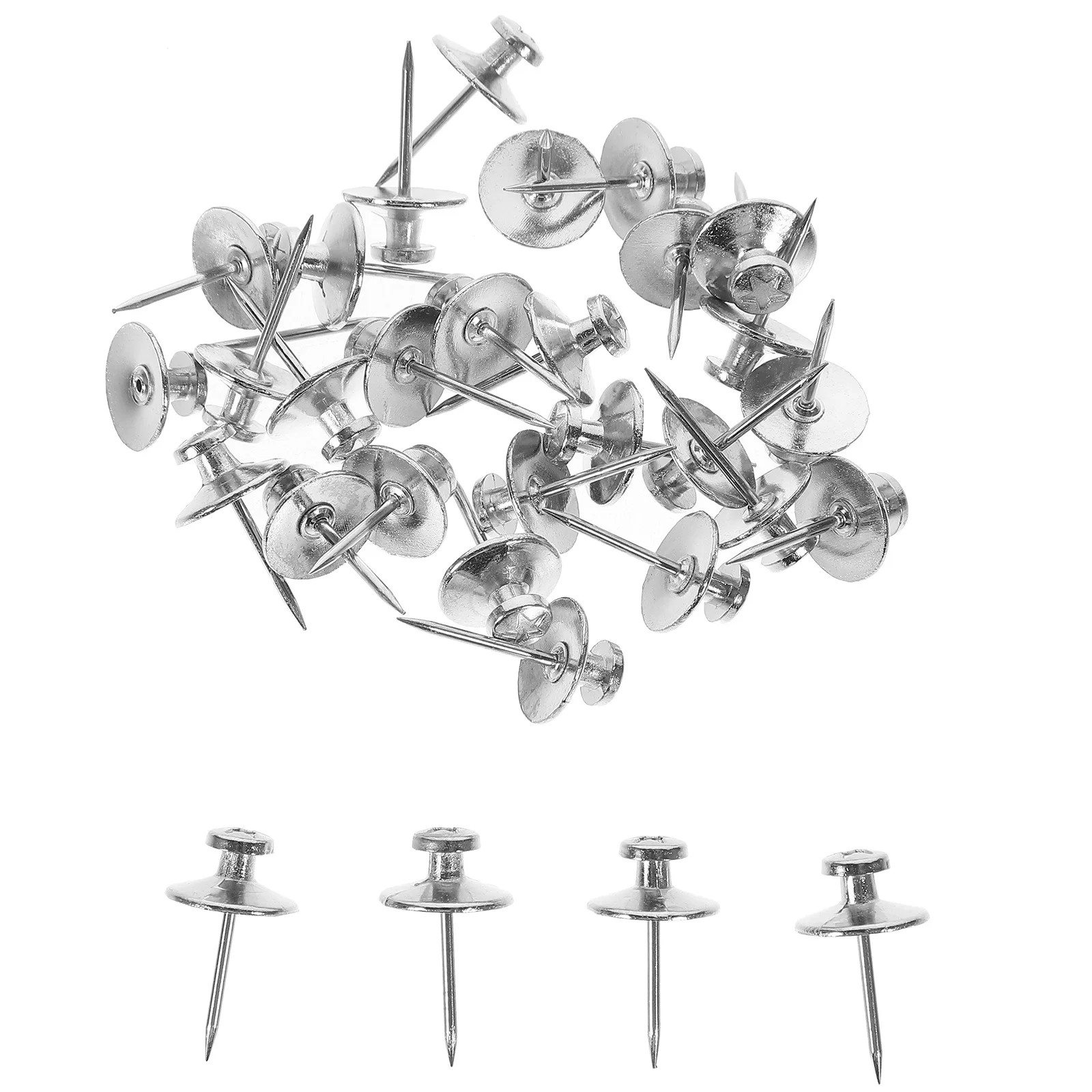 30 шт. металлические кнопки, компактные кнопки, маленькие многофункциональные кнопки для пробковой доски, карты, офиса, украшения дома, принадлежности для рисования