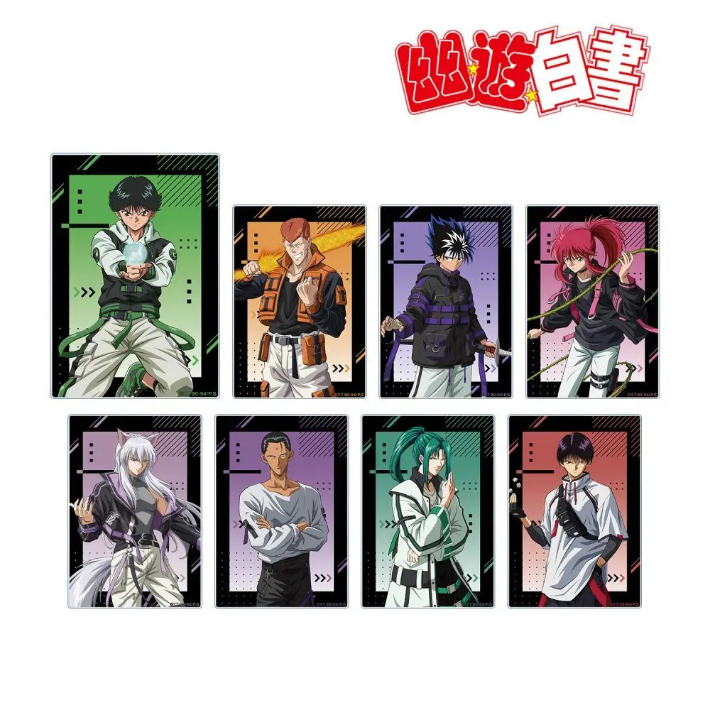 Japan Armabianca Goods Yu Yu Hakusho Acrylic Cards Tactics Fashion Ver.