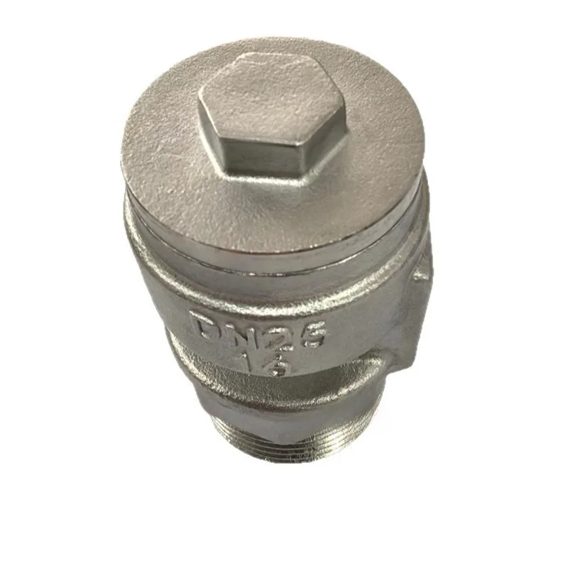 For 304 Stainless Steel Vacuum Destruction Valve, Steam High-temperature Threaded Mouth Anti-negative Pressure Breaker