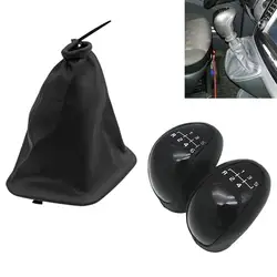 LHD Manual PU Leather Car Gear Shift Knob Lever Gaiter Boot Cover For Mercedes Benz Sprinter W 906 W906 2006-2018