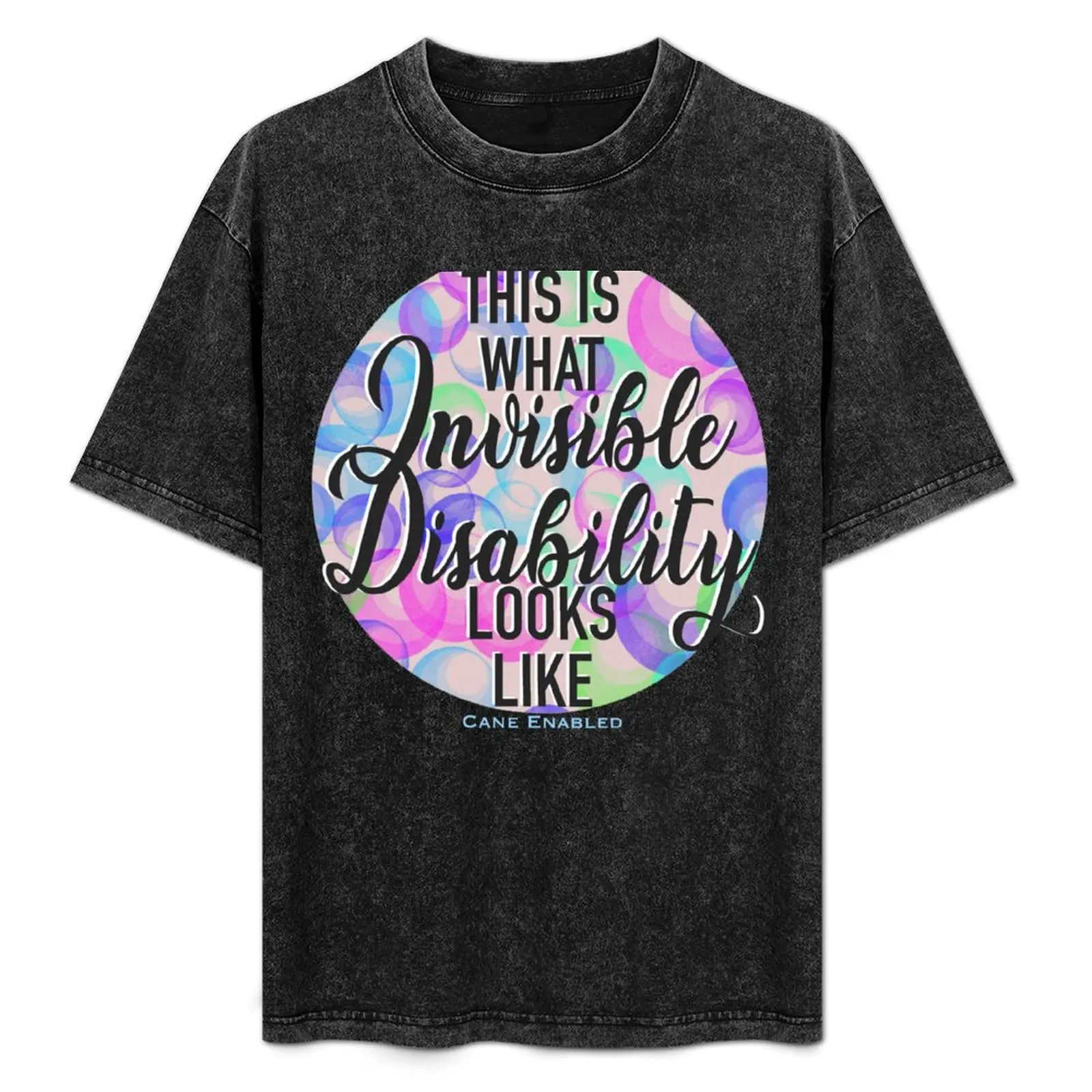 

This is What Invisible Disability Looks Like T-Shirt Casual Daily Wear Short Sleeve Top