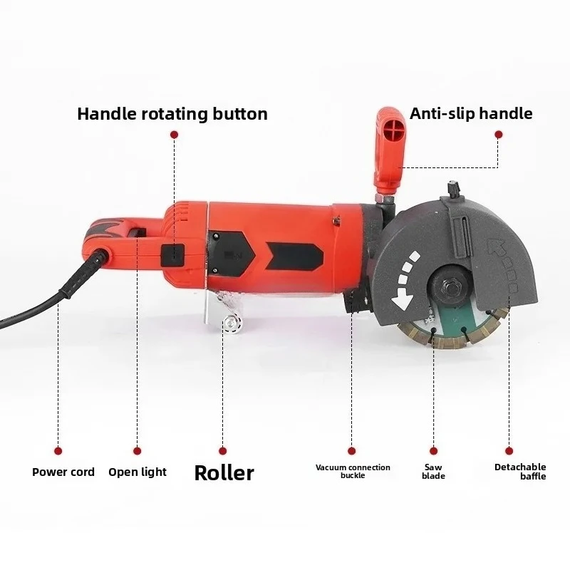 Professional Electric Wall Slotting Machine Efficient Groove Cutting Tool for Construction