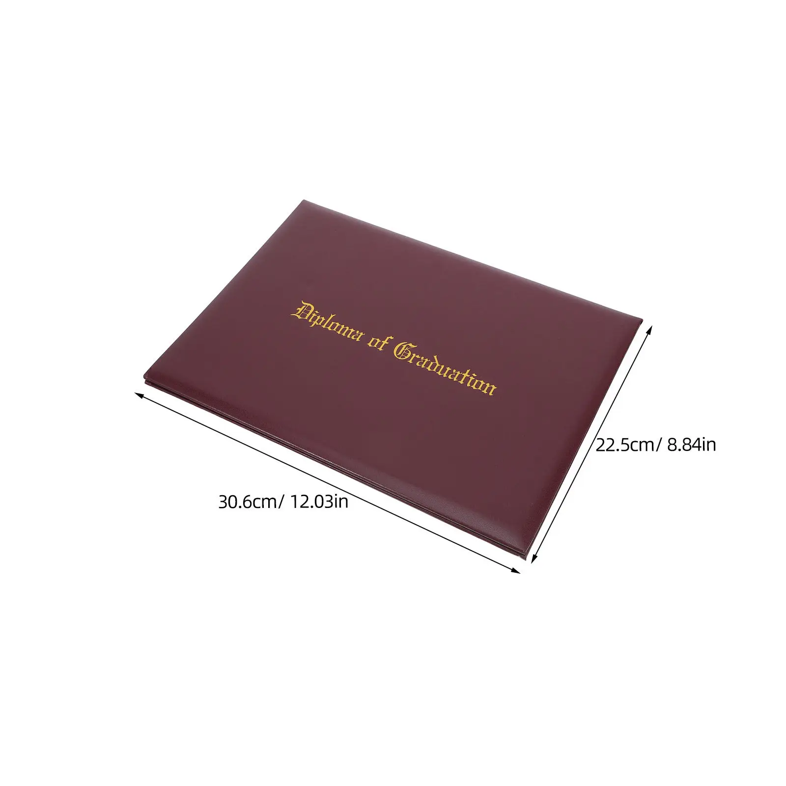 Graduation Diploma Cover A4 Leatherette Padded Certificate Folder Document Holder Award Certificate Storage Graduation Portfolio