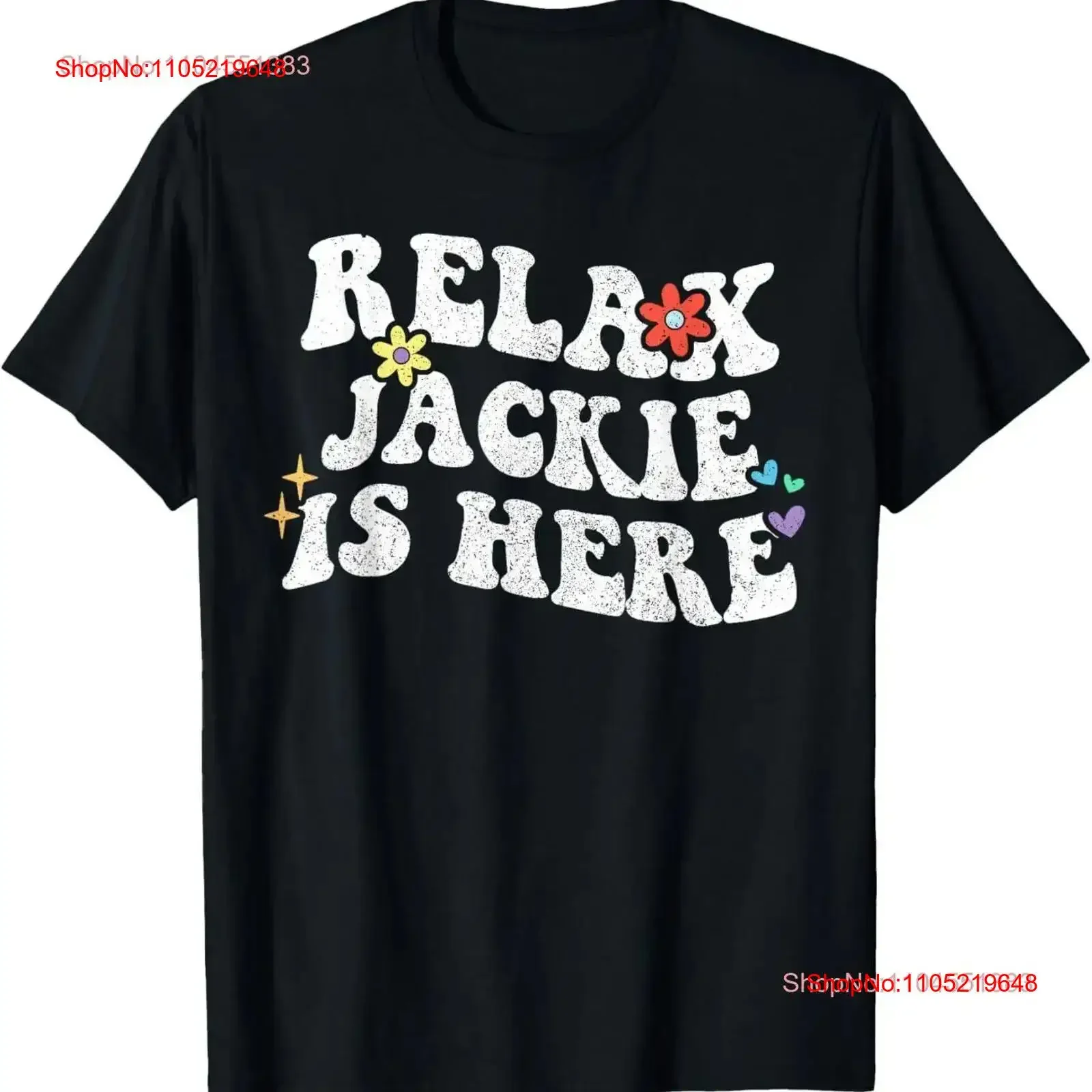 

Ретро-футболка с надписью «JACKIE Is Here» в стиле Groovy Relax, забавная футболка ко Дню матери, винтажная, с эффектом потертости, удобная, слегка эластичная, стильная, мягкая.