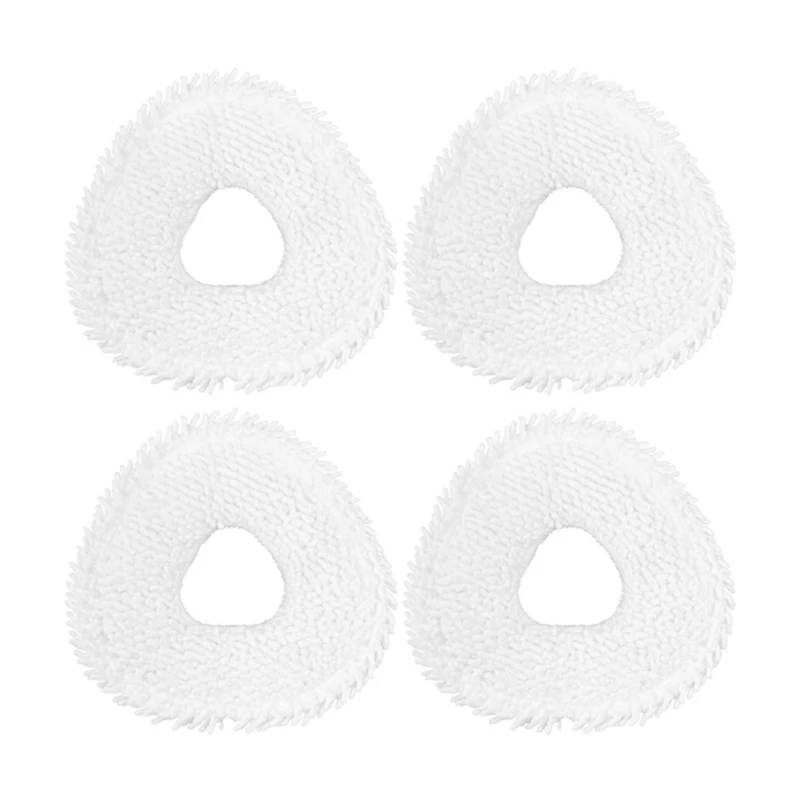 Set of 4 Sweeping Robot Vacuum Cleaners Washable Mop Cloth Sweeping Robot Parts