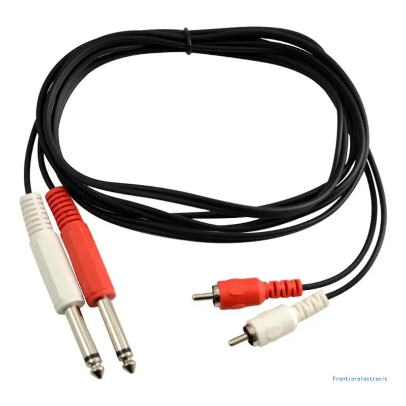 RCA to 1/4 Cable, Dual 1/4 inch 6.35 to Dual RCA Stereo Interconnect Cable Conductor DropShipping