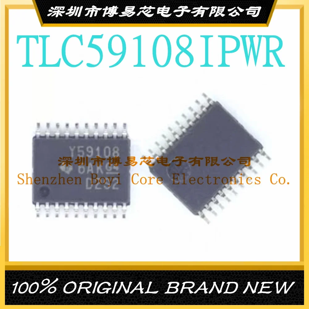 

TLC59108IPWR silk screen Y59108 TSSOP-20 original 8-bit LED receiver driver New Original Genuine