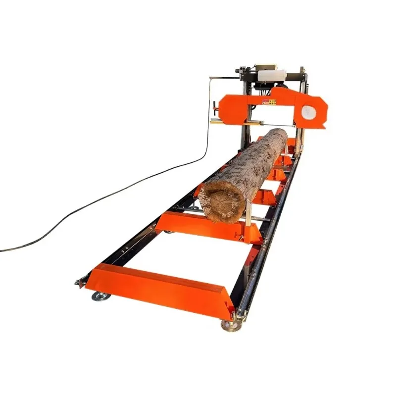 Heavy Duty Log Sawing Machine Horizontal Band Sawmill for Wood Board Lumber Timber Processing Farm Factory