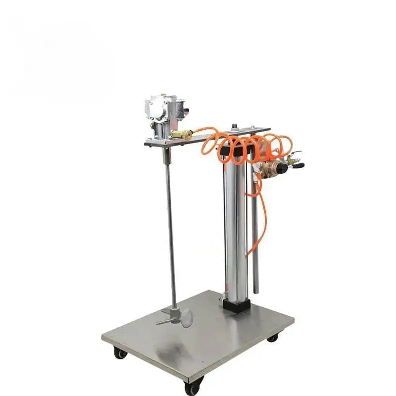 50 Gallon Multi Purpose Industrial Domestic Industrial Pneumatic Mixer Agitator Mixer For Food Powder Glue Mixer Machine