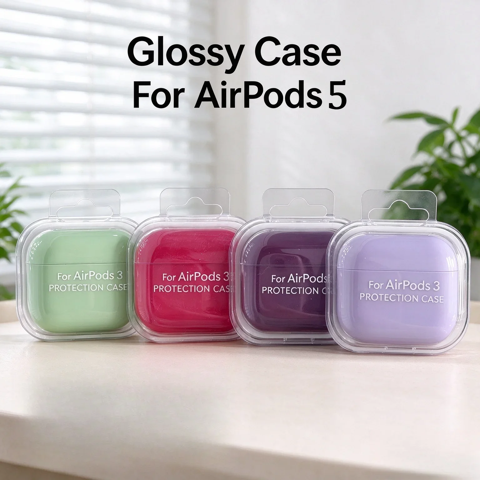 Minimalist Soft Liquid Silicone Earbuds Case For Apple AirPods 5 4 3 2 Pro 3 2 Shcokproof & Anti-Scratch Earphone Protect Cover