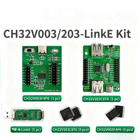 CH32V003F4P6 LinkE Kit CH32V003/203 Development Kit CH32V003F4P6-EVT-R0 Evaluation Board LinkE Programmer