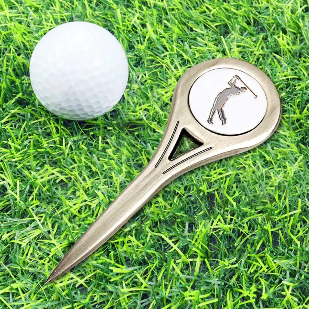 Golf Pitch Mark Mini Ball Marker Golf Pitch Tool Portable Divot Tool