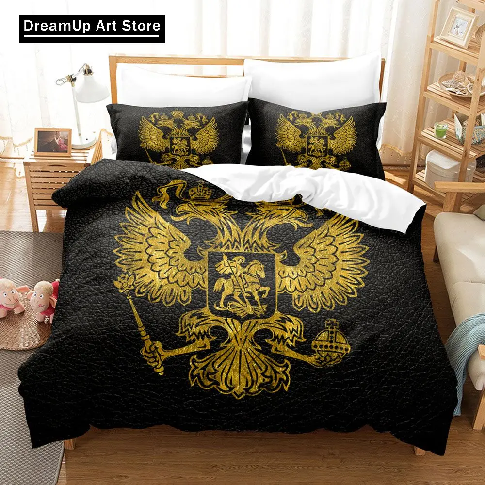 3D Print Fashion Russian Flag Bedding Set Single Twin Full Queen King Size Russian theme Bed Set Bedroom Duvet cover Sets