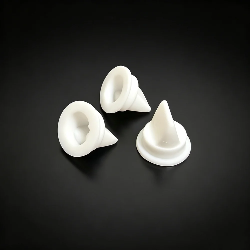 10PCS 13mm White Silicone One-Way Valve Non-Reversible Check Valve for Fluids And Gases Clear Color Medical And Dental Equipment